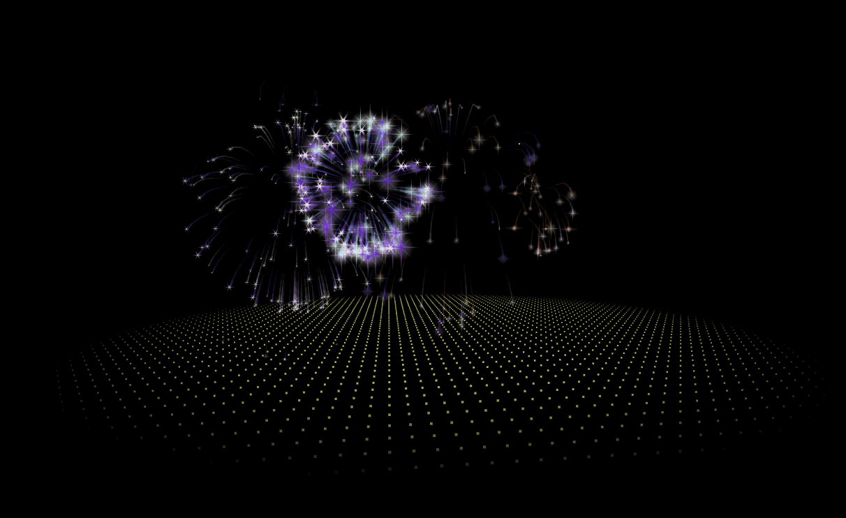 3D旋转烟花特效-Nick资源网